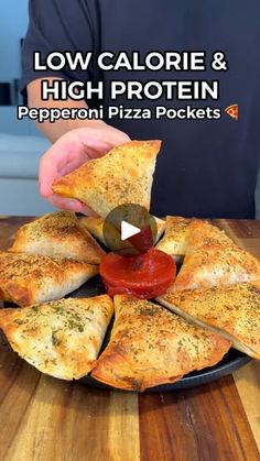 307K views · 3.9K reactions | Low Calorie Protein Pepperoni Pizza Pockets 🍕
Only 171 Calories & 17g Protein 💪🏼

(Macros: Per Pizza Pocket - 10 Total)
171 Calories
4gC | 7gF | 17gP

Ingredients:
100g Thinly Diced/Sliced Mini Pepperoni (Sultans Beef Pepperoni - can be substituted for Turkey pepperoni, beef pepperoni or regular pepperoni)
450g Extra Lean Beef Mince
1 Tsp Salt, 1 Tsp Garlic Powder, 1 Tsp Onion Powder, 1 Tsp Italian Herb Seasoning
4 Minced Garlic Cloves
120g Pizza Sauce/Marinara (Leggo’s Garlic & Herb Tomato Paste)
80g Softened Light Cream Cheese
95ml Hot Sauce (Franks Redhot Buffalo Sauce)
10g Grated Parmesan Cheese
Dried Basil
100g Low Fat Cheese (Bega 50% Less Fat Grated Cheese)
10g All Purpose Flour + Water
5 Tortillas (Mission Carb Balance Tortillas - cut each one in ha