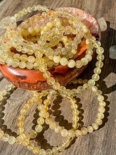 Citrine Crystal Aesthetic, Citrine Aesthetic, Yellow Energy, Happy Stone, Colors Of Fire, Remove Negative Energy, Crystal Colors, Fresh Beginnings, Citrine Bracelet