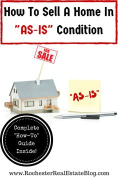 how to sell a home in as - is condition