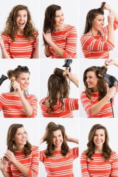 Afraid of sacrificing your waves to your blow dryer? Fear not! We’ve got three ways to show you how to use your blow dryer to create, enhance and tame those waves. Blow Dry Wavy Hair, Dry Wavy Hair, Curl Your Hair, Hairstyles Tutorial, Professional Hair Dryer, Wavy Hairstyles, Round Brush, Hair Starting, Blow Dryer