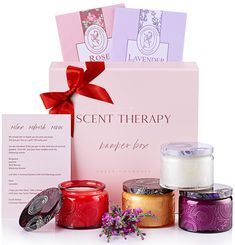 PRICES MAY VARY. Aromatherapy Delight: The gift set for women contains 4 scent candles, each candle providing a different experience. Bergamot for Stress Relief, Jasmine to reduce Anxiety, Wild Berries for an Immune Boost, and Ocean Breeze for Relaxation and Meditation Lasting Luxury: Each candle comes in a glass of premium quality. After burning, they can be used as decoration as well as storage for jewelry or other small items. The gift set comes with two fragrant rose and lavender pouches to Citrus Smell, Wild Berries, Candle Gifts, Scented Sachets, Pampering Gifts, Garden Candles, Gift Sets For Women, Candle Gift Set, Christmas Gift Sets