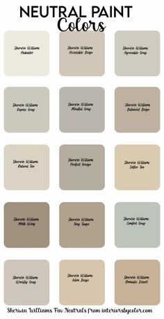 neutral paint colors for the home