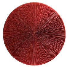 an image of a red object that looks like it is made out of straws