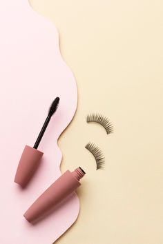 Mascara Product Photography Ideas, Makeup Products Ideas, Mascara Photography Ideas, Eye Lashes Product Photography, Eyelash Serum Photography, Makeup Product Photography Ideas, Makeup Product Photos, Makeup Products Photoshoot