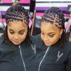 Brittany Burress | Fishtail petal updo #locs #locupdo #petals #locpetals #fishtail #fishtailbraids #locstylesforwomen #locstyles #naturalhair… | Instagram Barrel Twist Locs Women Half Up Half Down, Loc Halo Braid, Loc Bob Styles For Women, Holiday Loc Styles, Loc Updo Medium Length, Loc Fishtail Styles, Up Loc Styles, Short Locs Updo Styles, Loc Updo Styles Medium