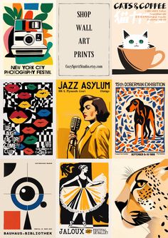 an image of art and design on the cover of magazine jazz asymm by various artists from around the world