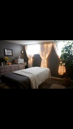 Massage room decor Massage Therapy Decor Ideas, Massage Room Colors Ideas, Basement Massage Room Ideas, Reflexology Room Decor, Rustic Massage Room Ideas, Small Reiki Room Ideas, Black Massage Room, Earthy Massage Room, Home Spa Room Decor