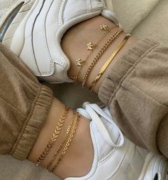 Summer Anklets, Anklets Boho, Accesories Jewelry, Girly Accessories, Summer Bracelets, Gold Bracelets