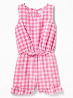 Girls Dresses Online, White Sundress, Dresses For Girls, Short Legs, Printed Jumpsuit, Printed Ties, Girls Rompers, Fancy Dresses, Girls Shopping