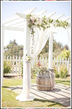 Make your wedding day special with an arch from Amazon. Pergola Wedding Decorations, Wedding Pergola, White Pergola, Wedding Arbors, White Wedding Decorations, Wedding Arbour, Garden Arbor, Backyard Pergola, Ceremony Decor