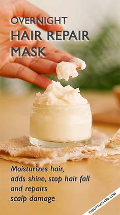 Do you have super dry and dehydrated hair and are looking for a remedy that … Repairing Hair Mask Diy, All Natural Hair Mask, Natural Moisturizer For Hair, Diy Hair Mask Overnight, Hair Mask For Shine And Moisture, Shea Butter Hair Mask Diy, Dry Hair Remedies Homemade, Overnight Hair Mask For Damaged Hair, Homemade Overnight Hair Mask