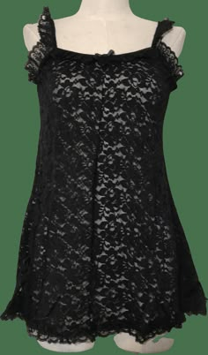 Elena Gilbert Style, Nevermore Academy, Game Protagonist, Elegant Moments, Gothic Clothes, Elena Gilbert, Lace Tank Top, Lace Tank, Black Sleeveless