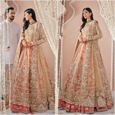 Malangi Fashion Dress try to make sure you have the best experience while selecting and buying your favourite Indian and Pakistani Outfits for any occasion like barat, walima, mehndi, nikkah, dholki, mayu, sangeet, engagement or reception guest in different style dress of salwar kameez, maxi peshwas, gown, saree, lehenga, sharara or ghararara color: pink gold Fabric Details: Net handmade embroidery Gown Net embroidery dupatta Silk trouser replicate by malangi fashion dress Note: Dress color may Unstitched Naqshi Traditional Wear For Wedding, Eid Wedding Sharara With Naqshi Detail, Designer Gown With Naqshi In Traditional Drape, Designer Wear Gown With Naqshi In Traditional Drape, Traditional Gown With Naqshi For Designer Wear, Traditional Semi-stitched Gown With Naqshi, Traditional Naqshi Gown For Designer Wear, Naqshi Embellished Wedding Gown With Traditional Drape, Festive Wedding Salwar Kameez With Naqshi Detailing