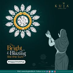 the bright and blazing like the sun poster features a woman holding a diamond in her hand