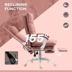 【Black Friday】Vinsetto High Back Massage Office Chair with 6 Vibration Points, Heated Reclining Microfiber Computer Chair with Footrest, Armrest Tufted Desk Chair, Computer Desk Chair, Work Project, Work Chair, Executive Office Chairs