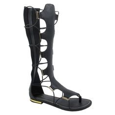 Yoki Anya-50 Black Womens Sandals 7.5 New Knee High Gladiator Sandals, Sandals Gladiator, Sport Sandals, Kids Luggage, Luxury Store, Gladiator Sandals, Knee High, New Color, Womens Sandals