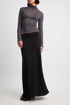 Jersey Low Waist Maxi Skirt Black | NA-KD Black Stretch Elastane Maxi Skirt, Black Full-length Stretch Skirt, Black Full Length Stretch Skirt, Full Length Stretch Black Skirt, Fitted Black Elastane Maxi Skirt, Black Fitted Elastane Maxi Skirt, Versatile Fitted Black Maxi Skirt, Stretch Elastane Maxi Skirt, Versatile Full-length Maxi Skirt With Relaxed Fit