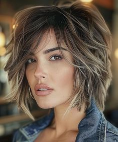 Choppy Bob Haircuts for All Shapes: Winter Update 2024 - 2025 Short Length Haircut With Bangs, Modern Long Hairstyles, Long Hairstyles For Women, Best Hairstyles For Women, Natural Afro, Messy Short Hair, Cultural Appropriation