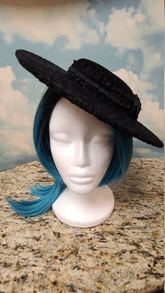 Elegant black burnout velvet hat. Great for parties, a night out on the town, or afternoon tea. Made to order. 5 to 7 days creation time. Created in a pet friendly studio. If you want something made to order message me. Check out my other listings: Emerald Green Hat https://www.etsy.com/OtherRealmDesigns/listing/1141185018/edwardian-hat-downton-abbey-hat-ascot?utm_source=Copy&utm_medium=ListingManager&utm_campaign=Share&utm_term=so.lmsm&share_time=1645340263002 Pink Victorian Inspired https://www.etsy.com/OtherRealmDesigns/listing/1154929711/lolita-hat-pastel-goth-pink-hat?utm_source=Copy&utm_medium=ListingManager&utm_campaign=Share&utm_term=so.lmsm&share_time=1645339270742 Red on Red Hat https://www.etsy.com/OtherRealmDesigns/listing/1140976576/red-on-red-victorian-hat-formal-hat?utm_sour Goth Hat, Top Hat Costume, Tea Hat, Edwardian Hat, Formal Hat, Tea Hats, Retro Hat, Pink Victorian, Victorian Hats