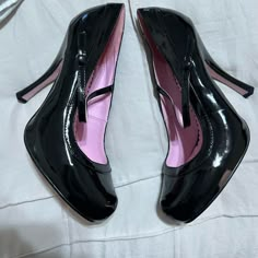 Bought These For Halloween Never Worn. Patent Leather Costume High Heels With Strap. Size 9 Black Heeled Mary Janes, American Mary, Mcbling Trashy Y2k, Leather Costume, Black Mary Jane Heels, Old Money House, Mary Jane Shoes Heels, Halloween Shoes, Black Patent Leather Pumps