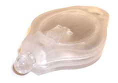 an object made out of plastic on a white background