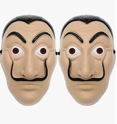 Robbery Mask, Money Heist Mask, Dali Mask, Anonymous Mask, Mascaras Halloween, Ceramic Face, Clown Mask, College Halloween