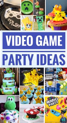 video game party ideas for kids and adults