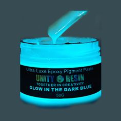 glow in the dark blue paint