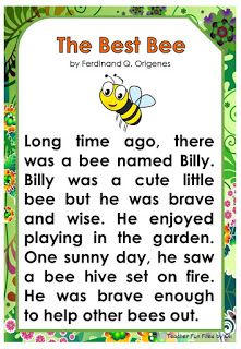 the best bee poem for kids and adults to read in english or spanish with pictures of bees