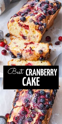 the best cranberry cake recipe ever