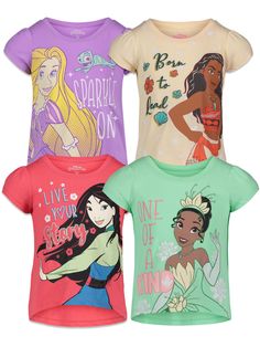 PRICES MAY VARY. Officially licensed Princess toddler girls short sleeve graphic tee shirt Rib knit crew neck collar; Awesome screen print design; Awesome soft hand screen print with glitter; Pull on closure Youth fashion tees with cool character designs your child will love to wear; made from soft clothing material that is safe on children's skin Durable and long-lasting graphic tshirts with a comfortable fit and an easy to dress design making these shirts the essential top in your active kid's Disney Princess Mulan, Princess Mulan, Disney Princess Toddler, Princess Moana, Disney With A Toddler, Disney Princess Belle, Disney Toddler, Toddler Girl Shorts, Disney Rapunzel