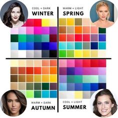 Kibbe Color Palette, Cloth Color Palette, Color Palette For Spring Skin Tone, Cool Color Tones Colour Palettes, Cool Spring Colour Palette, Winter Complexion Colors, Dressing For Cool Skin Tones, Colours For Winter Skin Tone, Deep Autumn Spring Colors