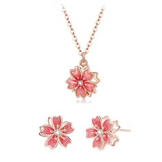 PRICES MAY VARY. 💖【Unique & Classic】The petals of cherry pendant rotate with the wind, Double petals exquisite. This Cherry Blossom Shows your beauty at any time, the unique design of our cherry blossom necklace let you more confident and charming 💖【About the Necklace】This Cherry blossom pendant is comprised of the premium quality . rose gold plated, and a matching (17.71 " ) chain is included. The Diameter for Cherry Blossom Pendant is 0.33" 💖【Package Info】Comes with a Beautiful Giftable Vel Cherry Blossom Jewelry, Cherry Pendant, Cherry Blossom Necklace, Cherry Necklace, Cherry Blossom Wedding, Cherry Flower, Pink Cherry Blossom, Pink Cherry, Bracelet Ring