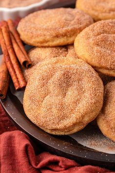 Best Snickerdoodle Cookies Recipe | Sugar & Soul Best Snickerdoodle Cookies Recipe, Gluten Free Snickerdoodle Cookies, Snickerdoodle Cookies Recipe, Soft Snickerdoodle Cookies, Best Snickerdoodle Cookies, Easy To Make Cookies, Christmas Cookie Ideas, Snickerdoodle Cookies