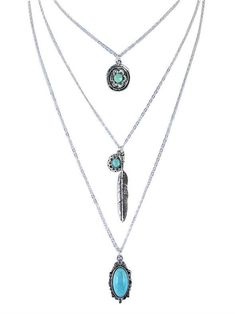 SKU XHSP-B010F Metal Alloy Turquoise Pattern Leaf Pattern Stone Cut NA Number of Stone NA Occasion Souvenir/Pledge/Gift Length 46/52/61cm Amount 1PCS Turquoise Necklaces, Turquoise Pattern, Leg Chain, Flower Leaf, Stone Pattern, Dress Rings, Leaf Necklace, Delicate Earrings, Blue Stone