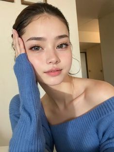 Eyebrows Round Face, Round Face Eyebrows, Eyebrows For Round Face, Asian Round Face, Makeup Ala Korea, Makeup Asia, Braids Pictures, Soft Makeup Looks, Fashion Fails