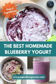 the best homemade blueberry yogurt recipe is in this post it's so easy to make