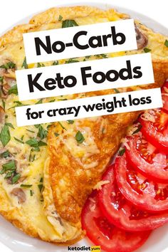 If you're trying to lose weight on the keto diet check out this list of super low or no-carb foods that you can eat! 1200 Calorie Diet Meal Plans, No Carb Food List, Keto Quiche, Zero Carb Foods, Breakfast Low Carb, No Carb Recipes, Keto Pancakes, Carb Foods, Keto Food List