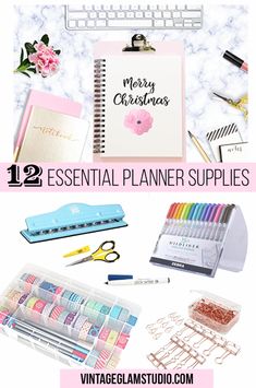 the 12 essential planner supplies you need in your life