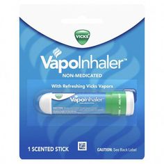 Sacramento Supercenter Buy Vicks VapoInhaler Portable Nasal Inhaler, Non-Medicated, 1 Scented Stick at Walmart.com Vicks Inhaler, Nasal Inhaler, Wellness Clinic, Home Remedy For Cough, Natural Therapy