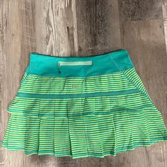 Barely Worn, Looks Brand New! Size 2 But Runs A Little Bit Big! Yellow And Sea Foam Stripes Are A Rare Find, You’ll Stand Out On The Tennis Court Or Running Trails! Running Trails, Find You, Sea Foam, Tennis Court, Lululemon Athletica, Tennis, Womens Skirt, Size 2, Stripes