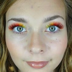 Rainbow Lashes Extensions, Rainbow Lashes, Lash Inspiration, Esthetician Life, Lashes Extensions