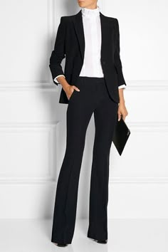 Summer Business Attire, Formal Business Attire, Business Attire Women, Formal Office, Summer Work Outfits, Mode Casual, Black Suit