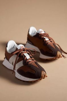 New Balance 327 Sneakers | Anthropologie New Balance 327, Cute Sneakers, Girly Shoes, Swag Shoes, Gym Shoes, Looks Chic, Shoe Closet, New Balance Shoes, Crazy Shoes