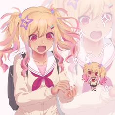 Gyaru Saki Tenma, Saki Tenma Fanart, Project Sekai Fanart, Tenma Saki, Saki Tenma, Kin List, Colorful Stage, Cute Little Drawings