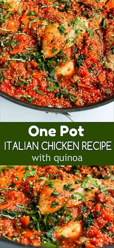 one pot italian chicken recipe with quinoa