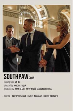 the poster for southpaw 2013 shows two men in suits shaking hands with one another