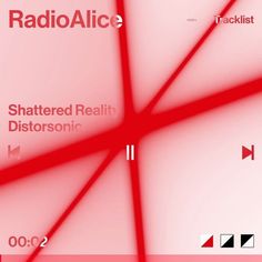 the cover of radio alice's shattered reality distorronic