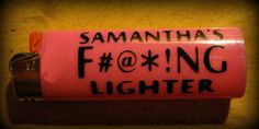 set of 2 Lighter Decals, Lighter anti-theft Decal, Stop Stealing My Lighter Decal, My F#@*!ng Lighter decal Encouragement Messages, Lighter Art, Positive Things, Light My Fire, Full Time Job, Custom Decals, You Gave Up