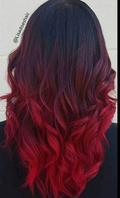 Curly Red Highlights, Hair Color Curly, Red Hair With Highlights, Black Red Hair, Dark Red Hair, Colored Curly Hair, Red Highlights